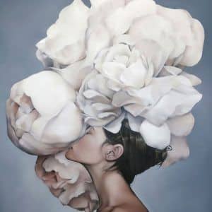 Картина Эми Джадд «Голова в цветах»