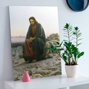 Картина Ивана Крамского “Христос в пустыне”