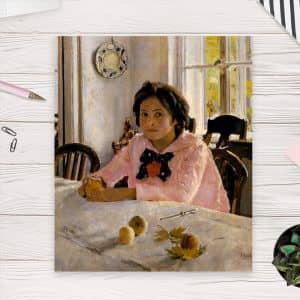 Картина Валентина Серова “Девочка с персиками”