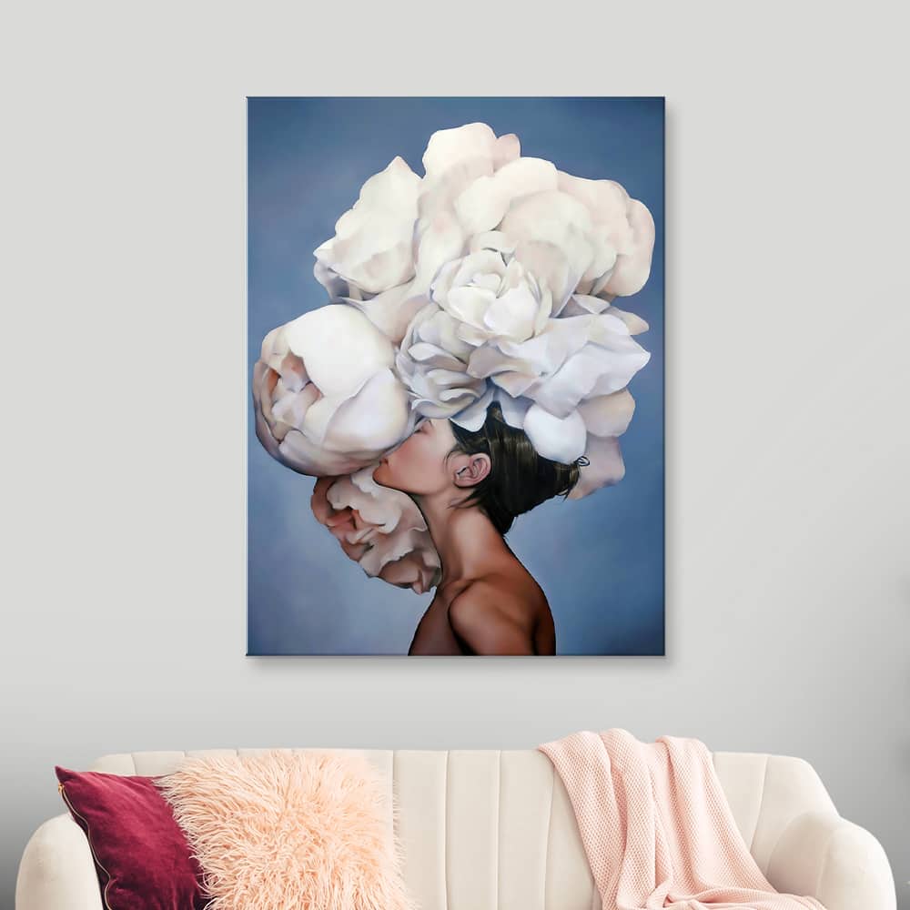 Картина Эми Джадд “Голова в цветах”