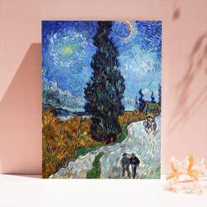 Картина Винсента Ван Гога”Дорога с кипарисом и звездой”