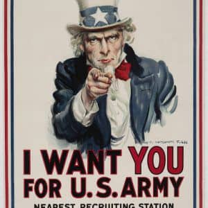 Плакат “Ты нужен мне в армии Соединенных Штатов”