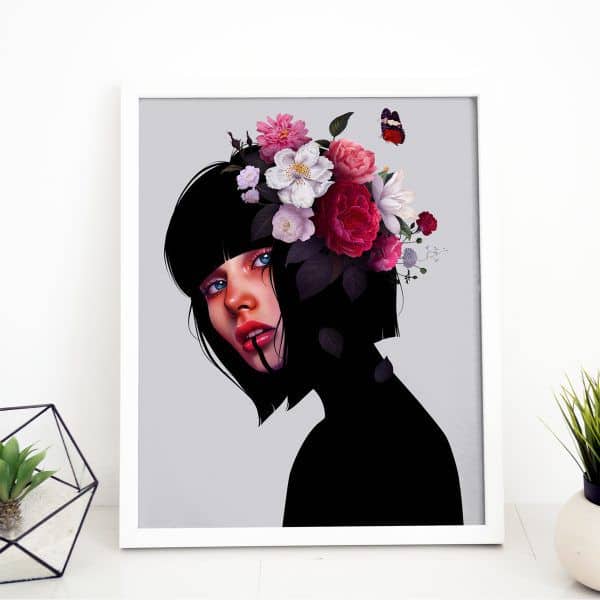 Картина Лауры Рубин "Цветы"