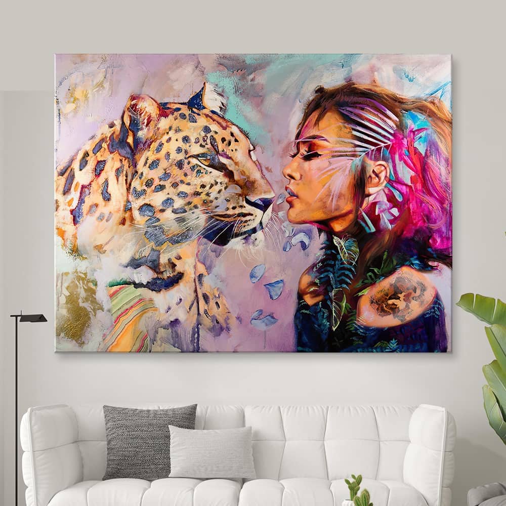 Картина Димитры Милан "Леопард"