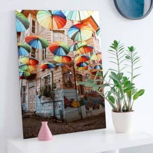 Картина “Цветные зонтики в Стамбуле”
