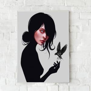 Картина Лауры Рубин «Черное сердце»