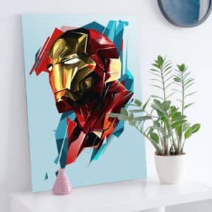 Картина «Железный Человек (Полигональный арт) – 2»