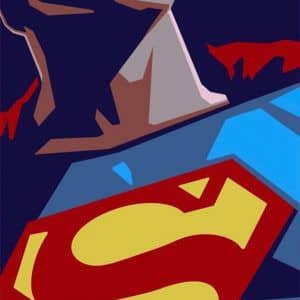 Плакат “Супермен (Минималистичный арт) – 2”