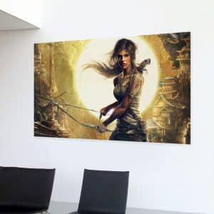 Картина “Лара Крофт с луком (Tomb Raider)”