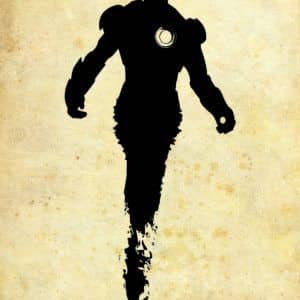 Плакат “Железный Человек (Силуэт)”