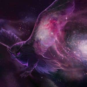 Картина “Галактическая сова”