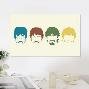 Картина “Минималистичные The Beatles”