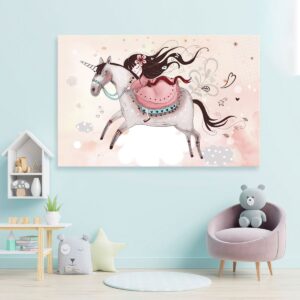 Картина "Девочка на лошадке"