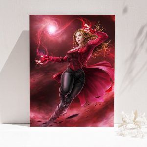 Картина “Алая Ведьма (Мстители: Война Бесконечности, Ванда/Вижн)”