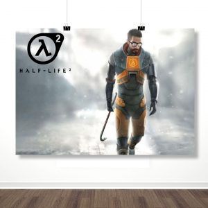 Плакат "Гордон Фримен с монтировкой (Half-Life 2)"