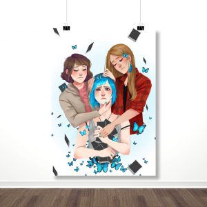 Плакат “Рейчел, Макс и Хлоя (Life Is Strange)”