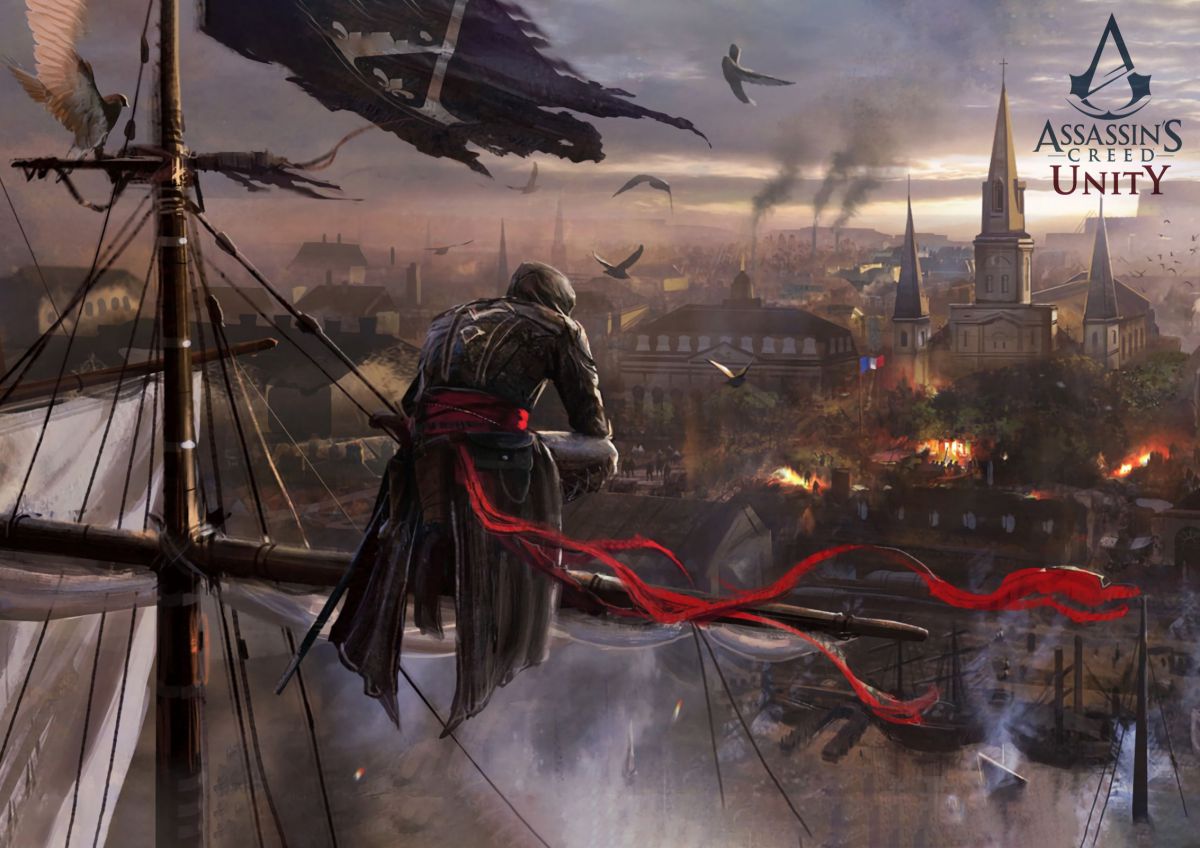 Плакат «Assasin`s Creed: Пламя революции»