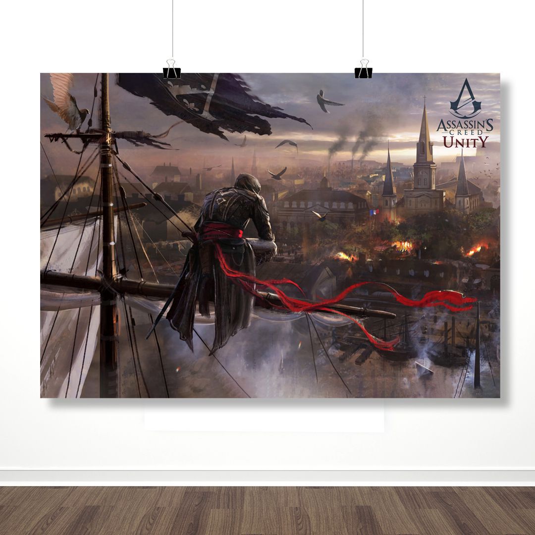 Плакат “Assasin`s Creed: Пламя революции”