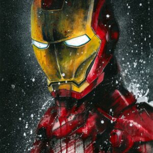 Плакат “Железный Человек (Картина) – 4”