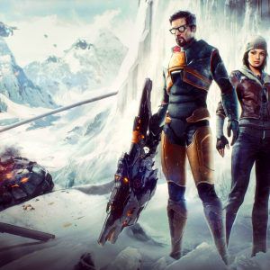 Плакат «Гордон Фримен и Аликс Вэнс (Half-Life 3) – 2»