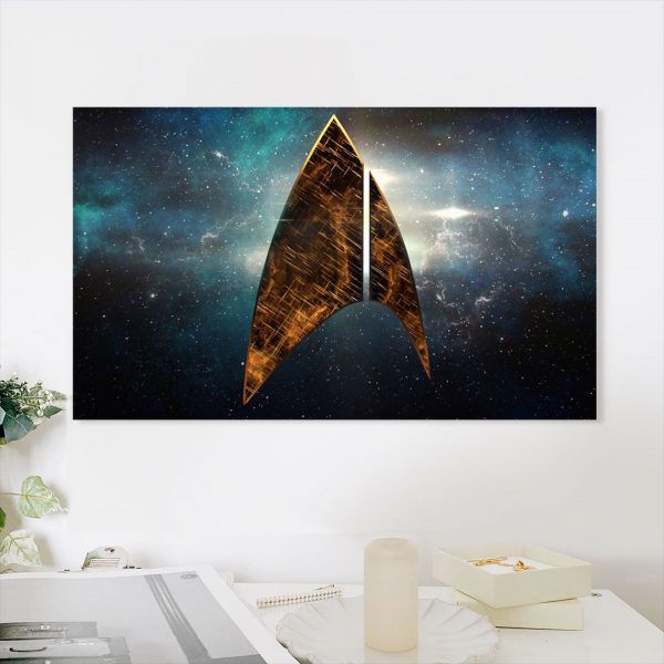 Картина "Знак Звездного Флота (Звездный путь)"