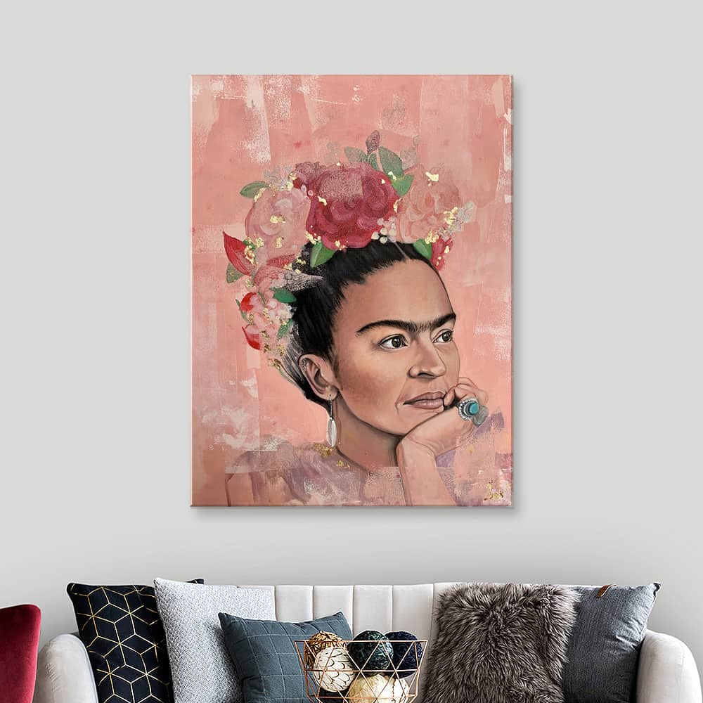 Картина "Фрида Кало в цветах"