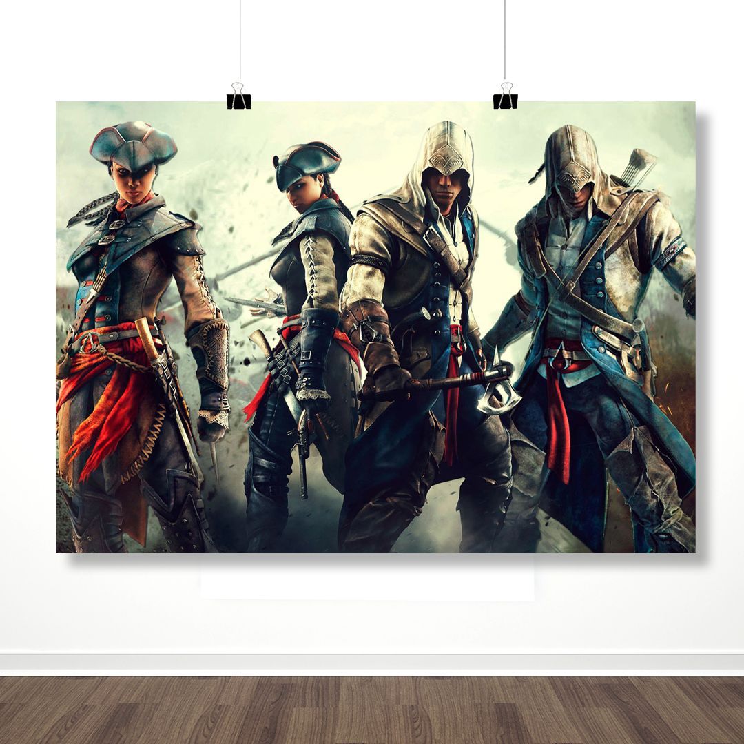 Плакат "Assasin`s Creed: Братство поколений – 3"