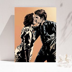 Картина «Поцелуй (Малдер и Скалли, Секретные материалы)»