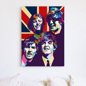 Картина “Молодые звезды из Британии (The Beatles)”
