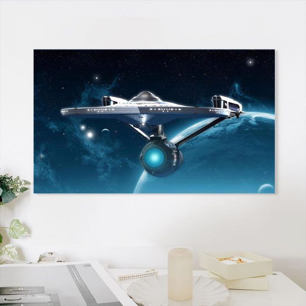 Картина "Звездолёт USS “Энтерпрайз“ (Звездный путь)"
