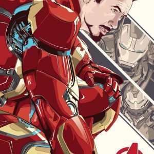 Плакат “Железный Человек (Картина) – 6”