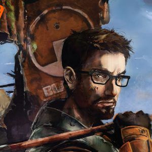 Плакат “Гордон Фримен с монтировкой (Half-Life 2) – 2”