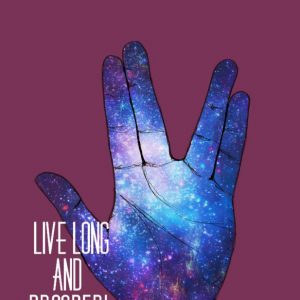 Плакат «Живи долго и процветай (Звездный путь)»