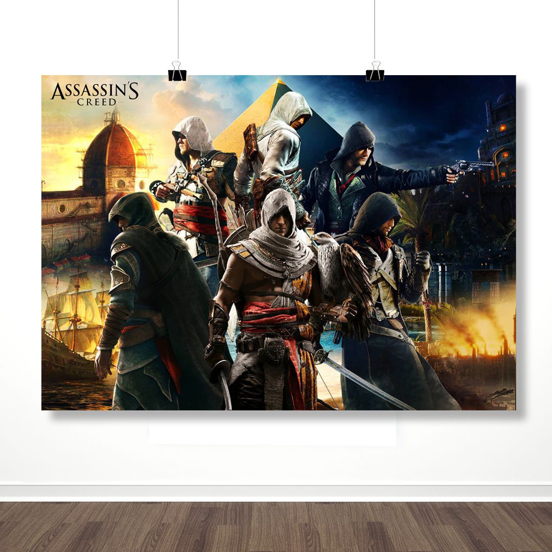 Плакат "Assasin`s Creed: Братство поколений – 4"