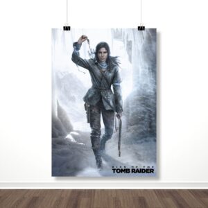 Плакат “Лара Крофт в ледяной пещере (Tomb Raider)”