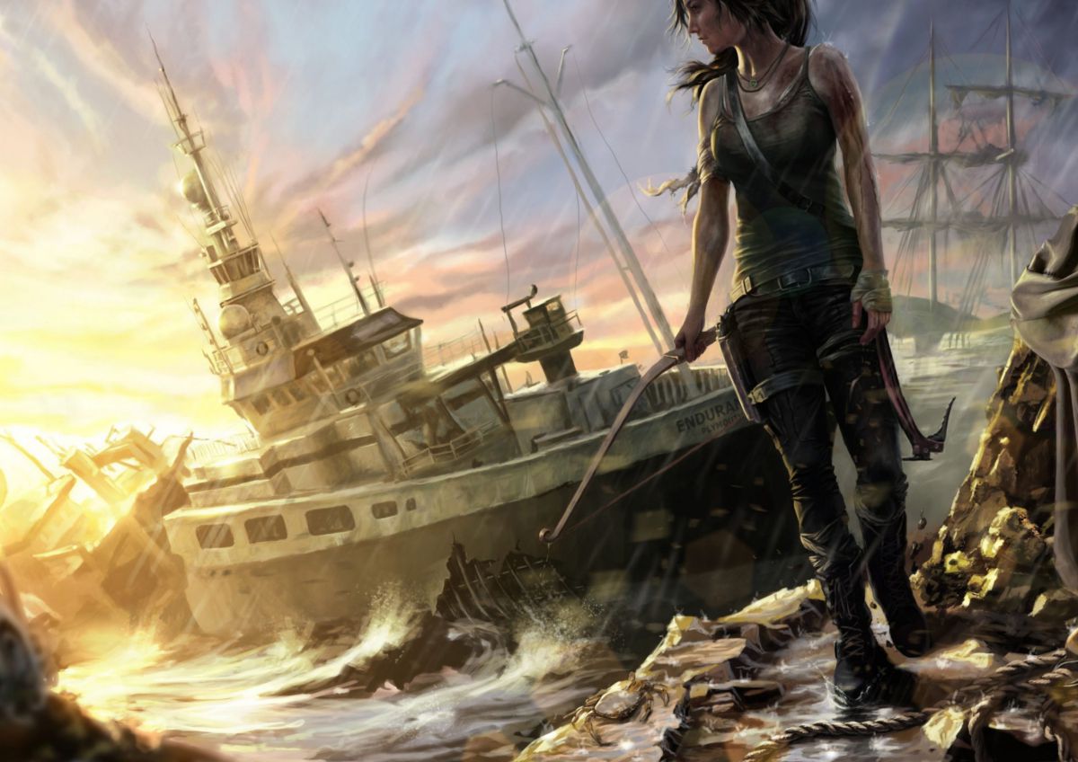 Плакат “Остров кораблекрушений (Tomb Raider)”