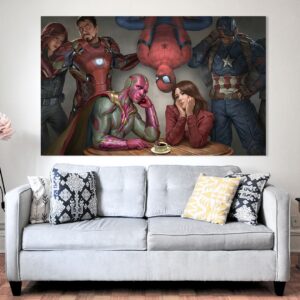 Картина "Ванда и Вижн (Мстители: Война Бесконечности)"