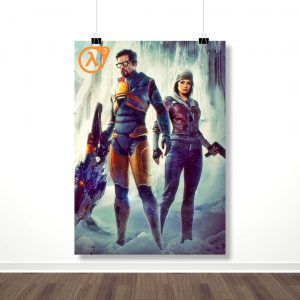 Плакат "Гордон Фримен и Аликс Вэнс (Half-Life 3)"