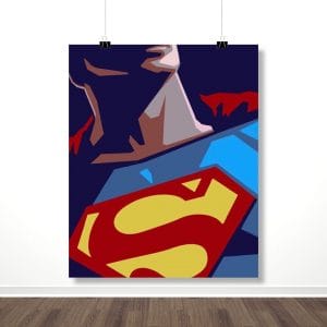 Плакат «Супермен (Минималистичный арт) – 2»