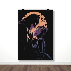 Плакат “Кошки-мышки (Бэтмен и Женщина-Кошка)”