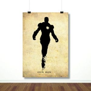 Плакат “Железный Человек (Силуэт)”