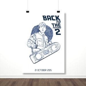 Плакат "Назад в будущее – 3"