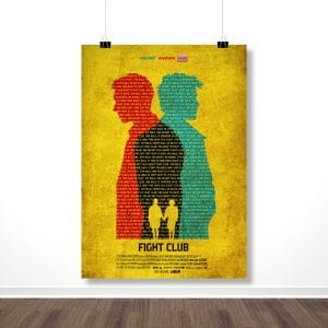 Плакат "Бойцовский клуб"