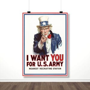 Плакат "Ты нужен мне в армии Соединенных Штатов"