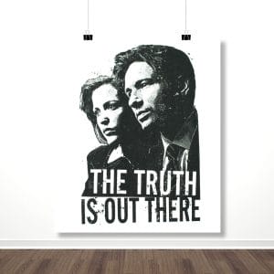 Плакат "Истина где-то рядом (Секретные материалы) – 2"