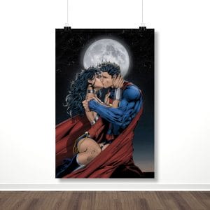 Плакат «Кларк и Диана (Супермен и Чудо-Женщина) – 2»