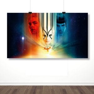 Плакат "Кирк, Спок и Джайла (Звездный путь)"