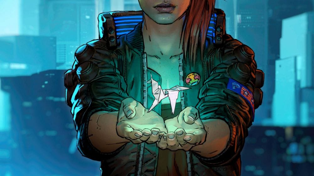 Картина "Бегущий по лезвию бритвы (Cyberpunk 2077)"