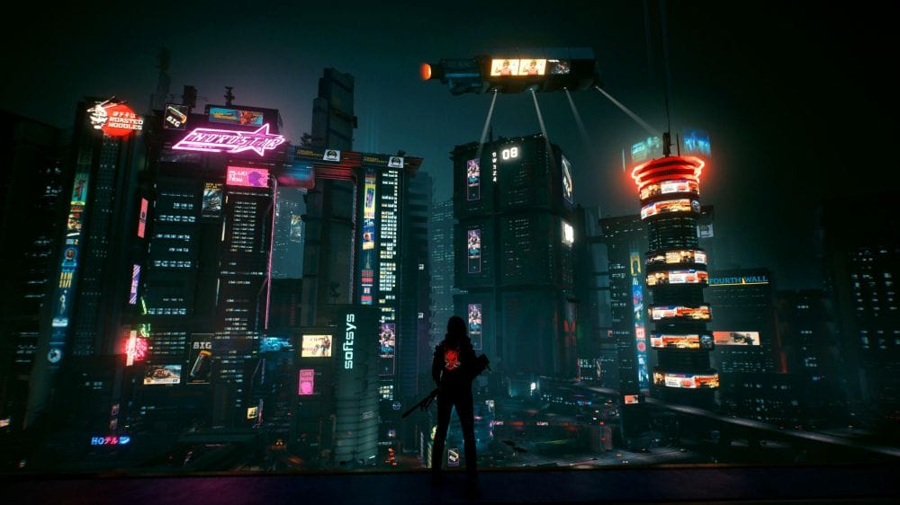 Картина "Найт-Сити (Cyberpunk 2077)"