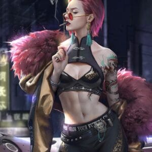 Картина “Уличная мода (Cyberpunk 2077)”